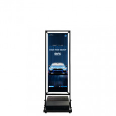 물통형 철제 통배너